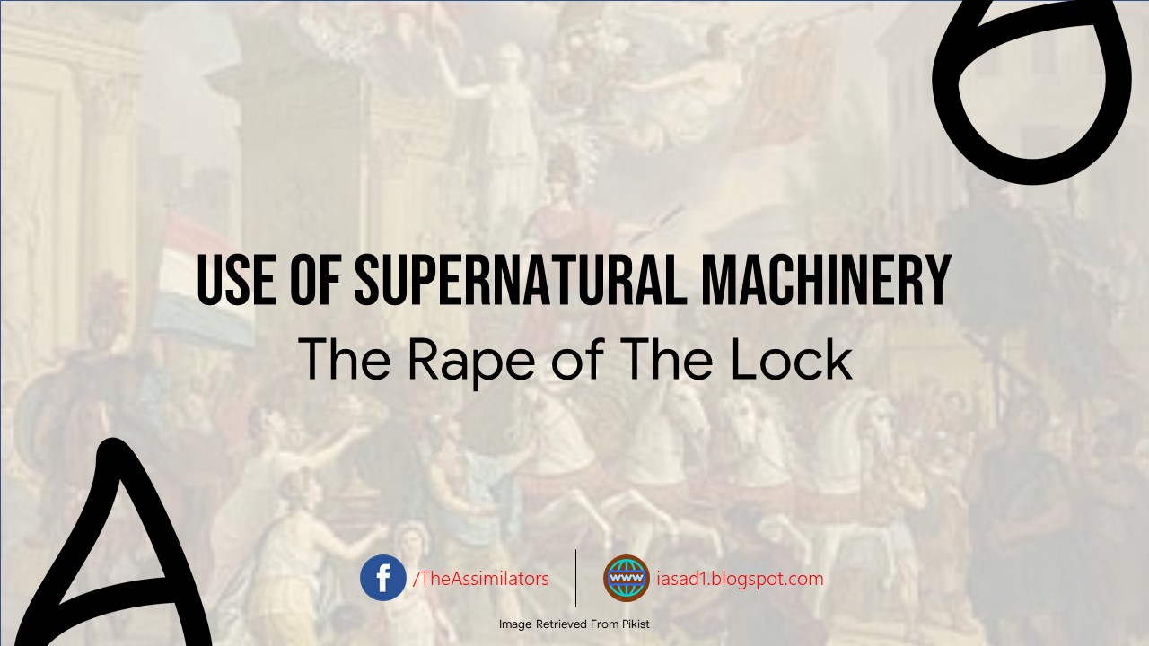 Use of Ariel Machinery in The Rape of The Lock