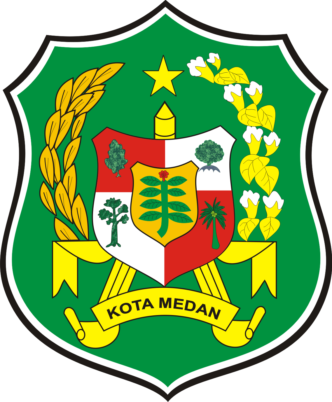 Lambang Logo Kota Medan  Medan  Tempoe