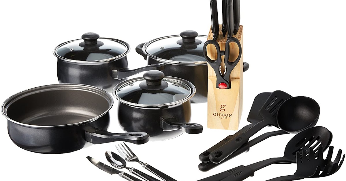 Gibson Nonstick Carbon Steel Cookware Appliances in a Kitchen