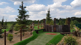 Adventure Golf course at Clarkes Golf Centre in Rainford, St Helens