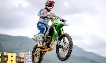 Kawasaki kx250f езда вдвоем