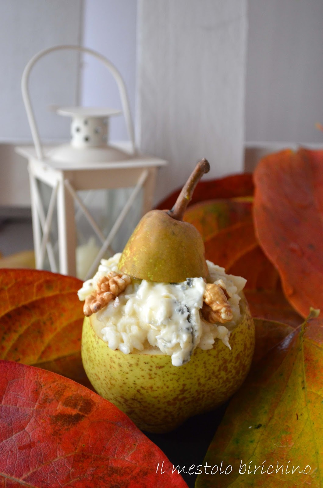 Il mestolo birichino RISOTTO PERE, E NOCI