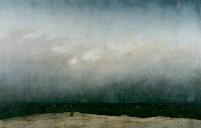 Monaco in riva al mare, C. D. Friedrich (1810)