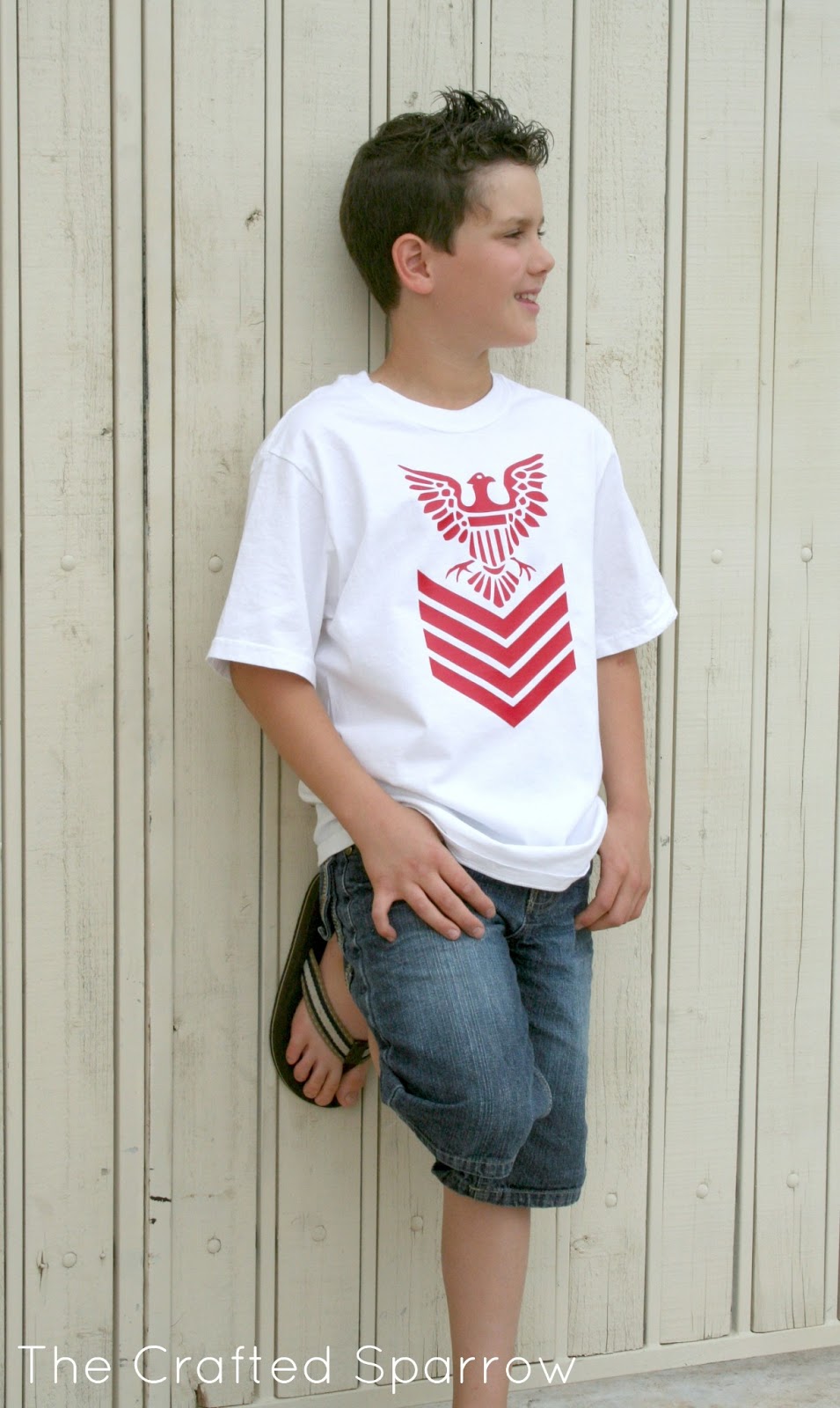 Cricut Iron-on Boys Fashion T-Shirt - The Crafted Sparrow