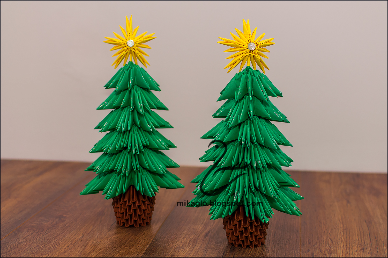 Origami 3d Mikaglo 695 Choinki Z Origami 3d Origami