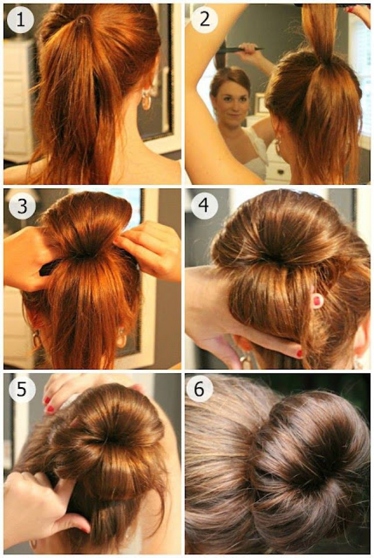 5 Easy Updo Hairstyles Tutorials Done in 5 Minutes - trends4everyone