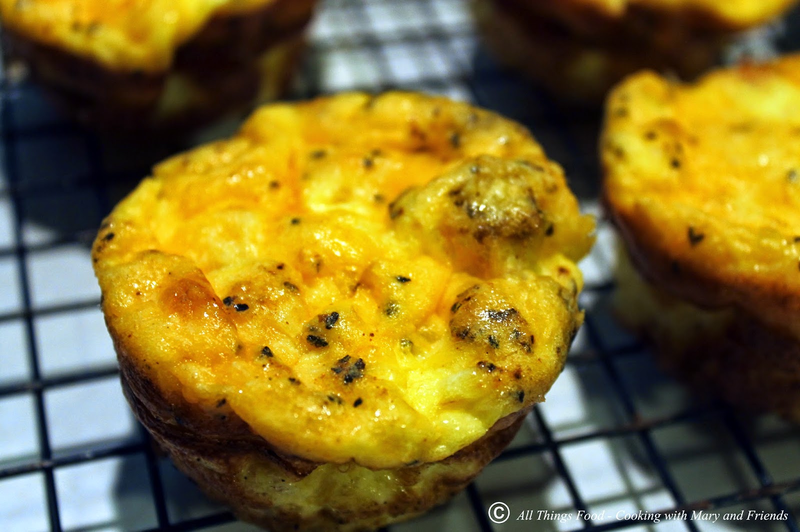 Cooking With Mary and Friends Ham Egg and Cheese Muffin Cups