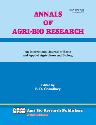 ANNALS OF AGRI BIO RESEARCH ANNALS OF AGRI BIO RESEARCH