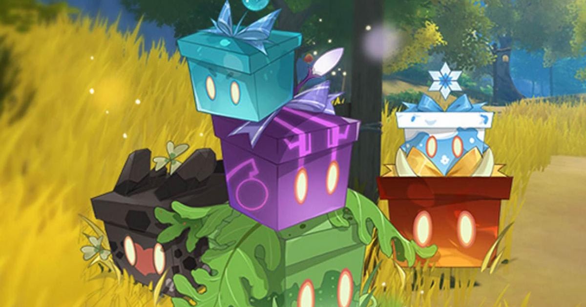 Genshin Impact how to change box and its contents in the Bazaar of