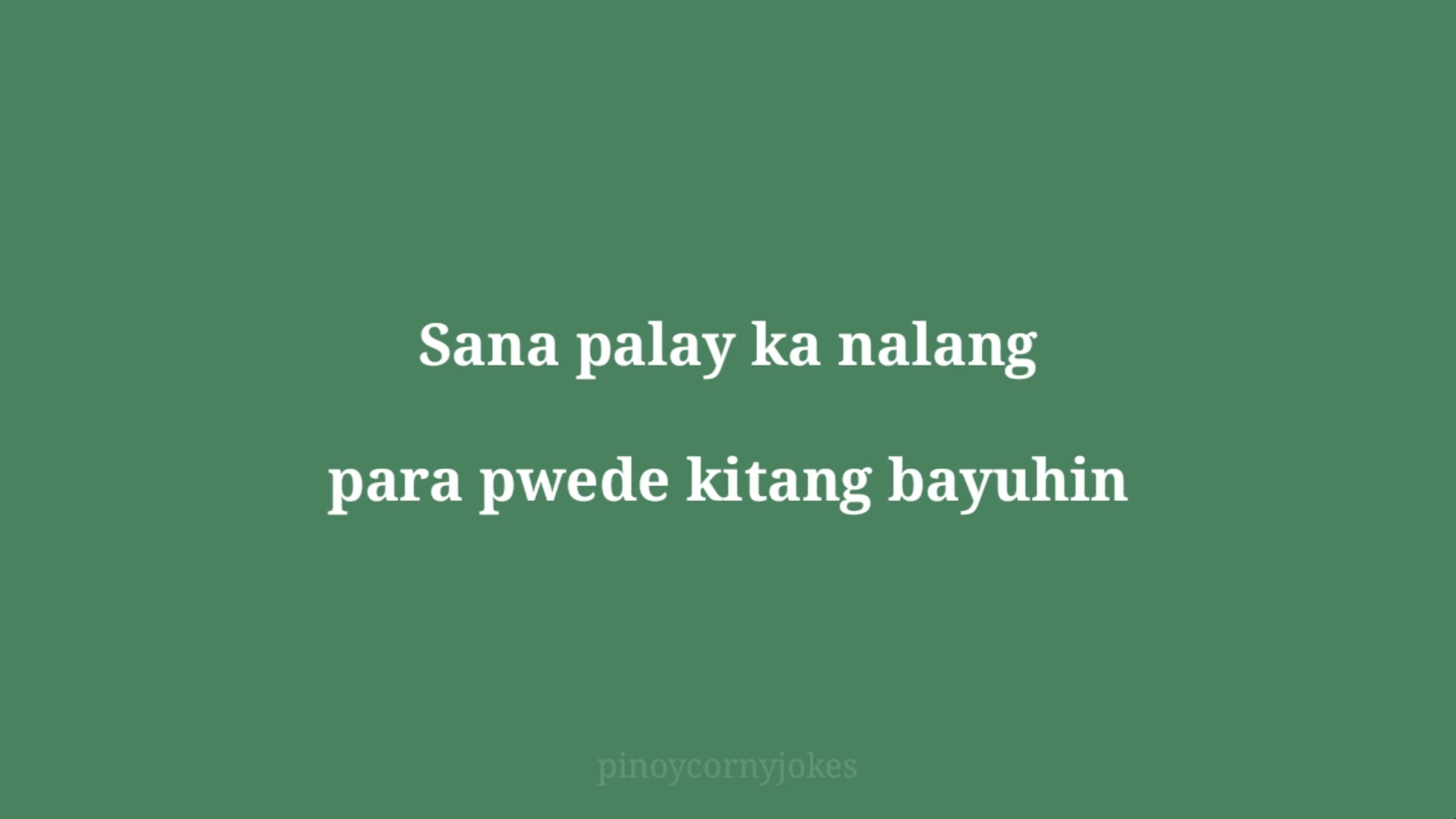 Best Tagalog Green Jokes 2021 | Pinoy Corny Jokes