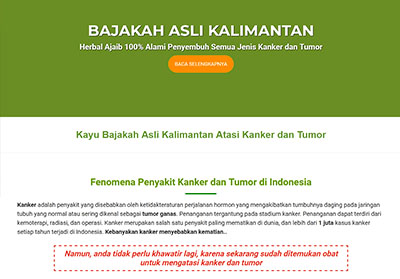 blogspot landing page