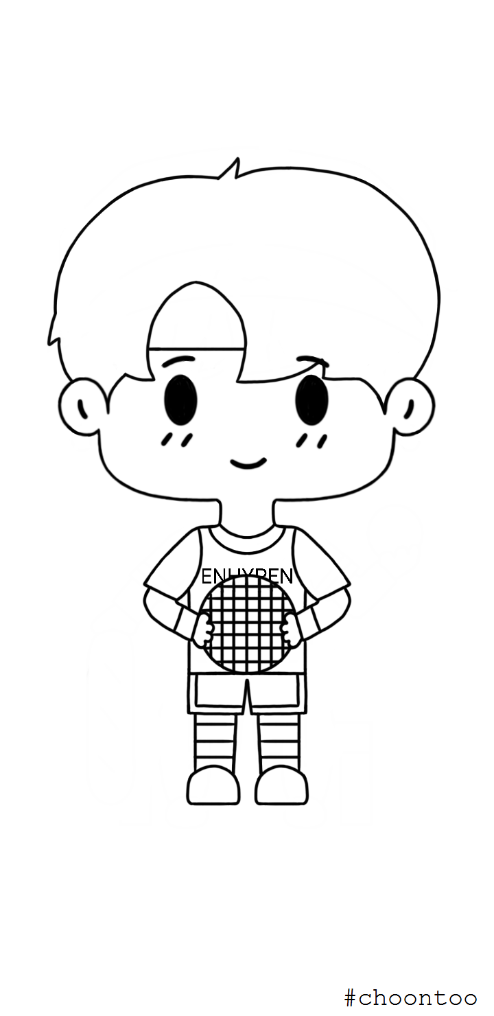 [ENHYPEN] [Coloring Page] 2021 Season's Greetings Ver Jay