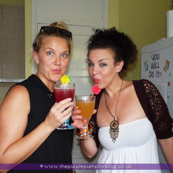 Fruity Cocktail Bar for a Hen Party/Bachelorette at The Purple Pumpkin Blog
