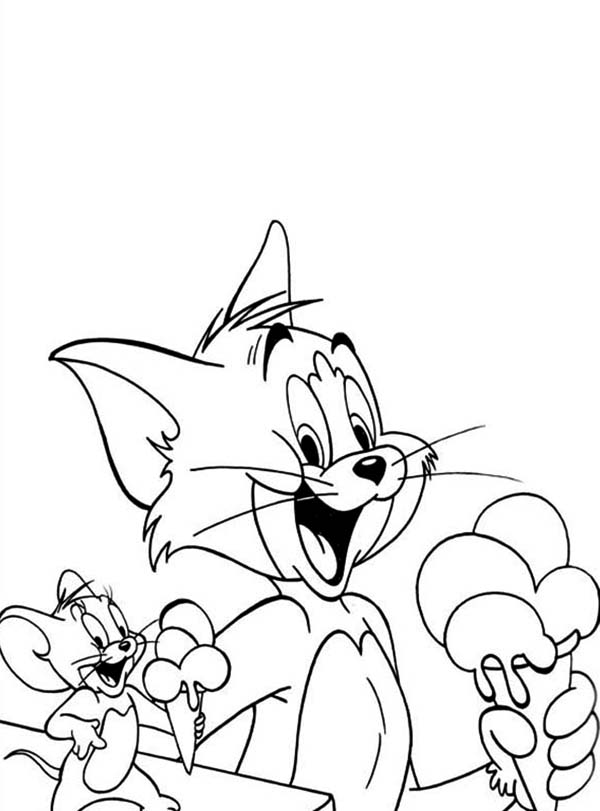 Best free tom and jerry coloring pages