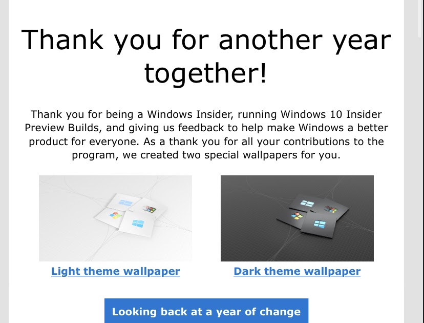 Microsoft has just released new insider wallpapers