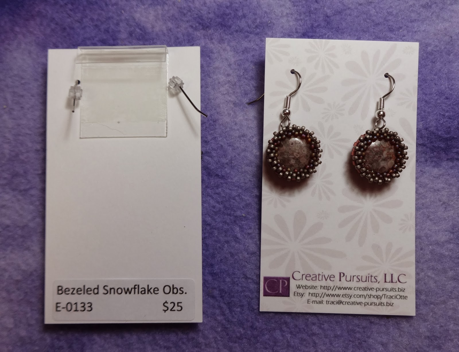 earring cards vistaprint