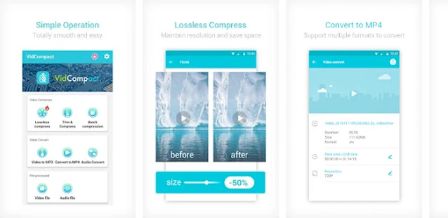 VidCompact Aplikasi Android Video Converter Terbaik VidCompact Aplikasi Android Video Converter Terbaik