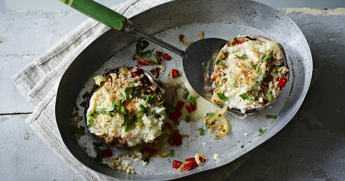 Stuffed Portobello Mushrooms with Blue Cheese AVOID CANCER AND OTHER