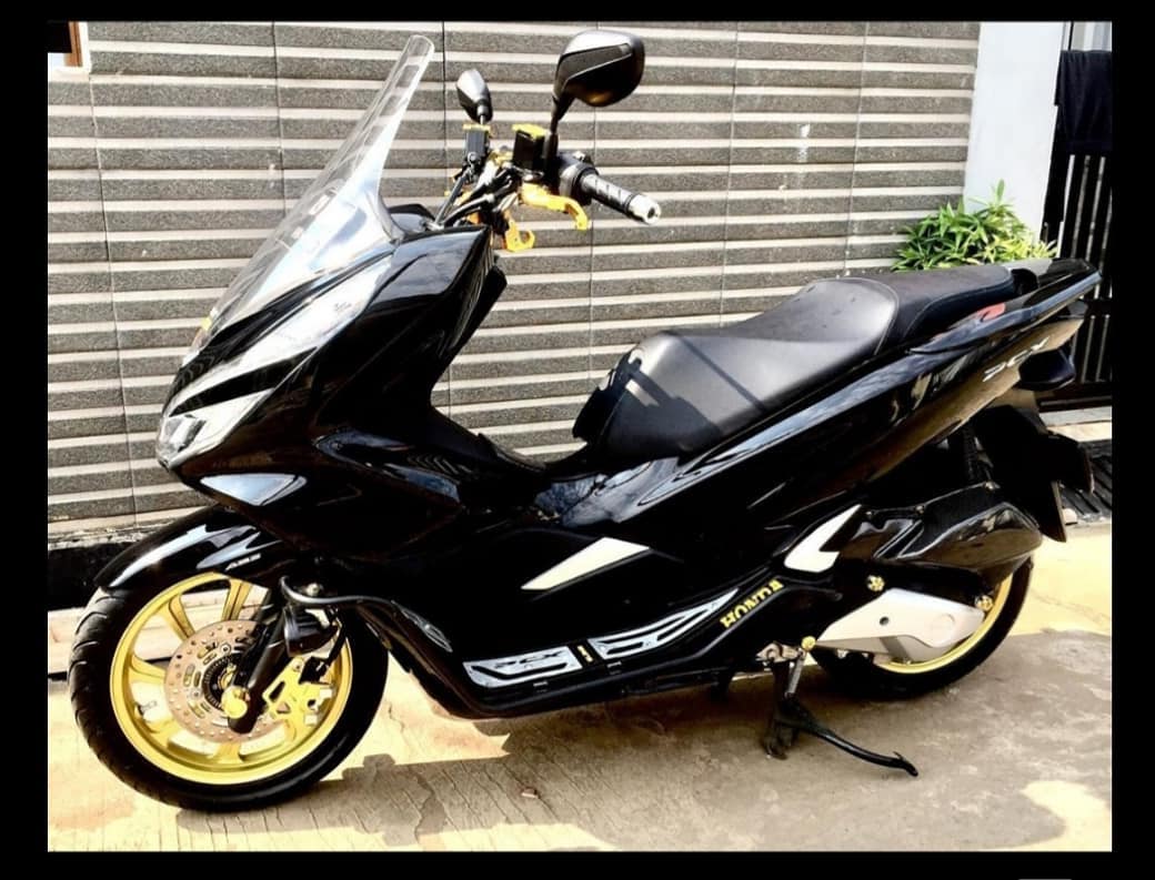 Modifikasi Pcx Warna Hitam Original, Polos, Metalik, Mutiara Doff Dll