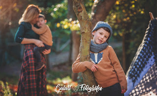 Fotografías de familia en invierno. Galart Fotógrafos.