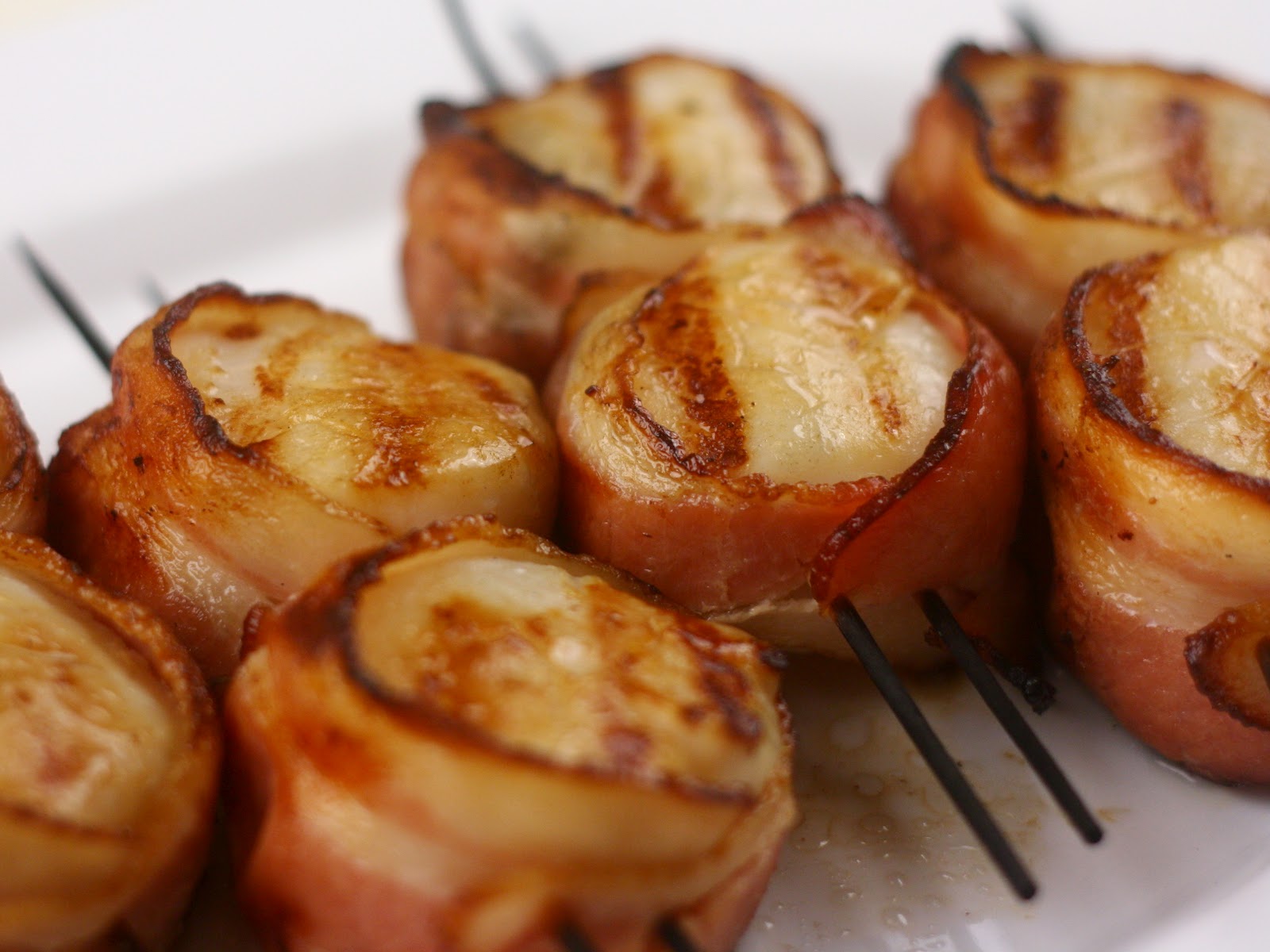 Vicky's Online Cookbook Scallops with Garlic & Bacon