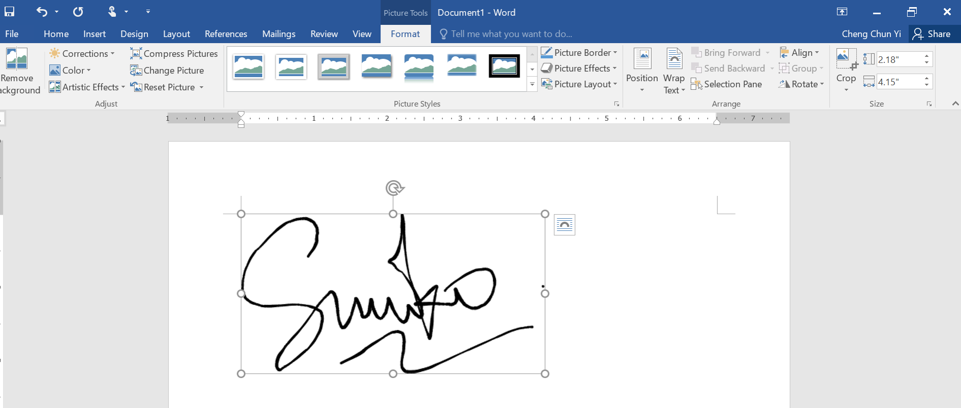 how to create your signature on microsoft word