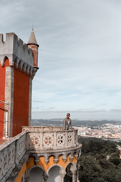 Leo Chan at Pena Palace in Sintra, Portugal | Travel Guide