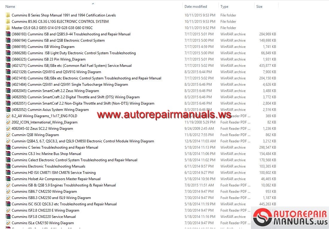Free Auto Repair Manual Cummins Wiring Diagram Full Dvd