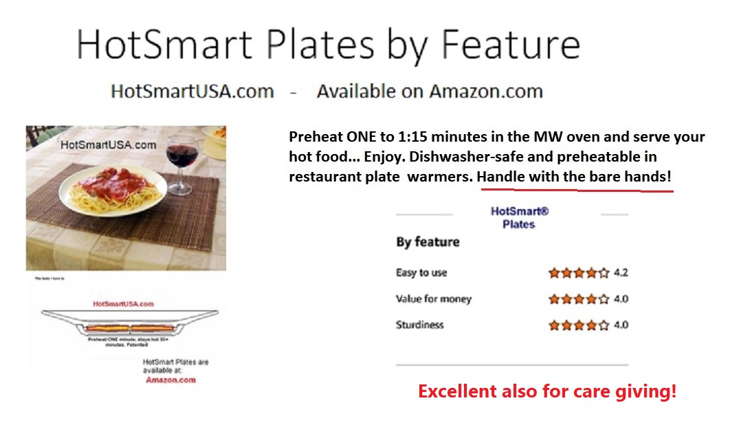 How to keep food "piping hot" on your plate