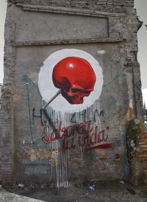 Graffiti Collection Ideas Epic Skull Playing Skateboard Graffiti