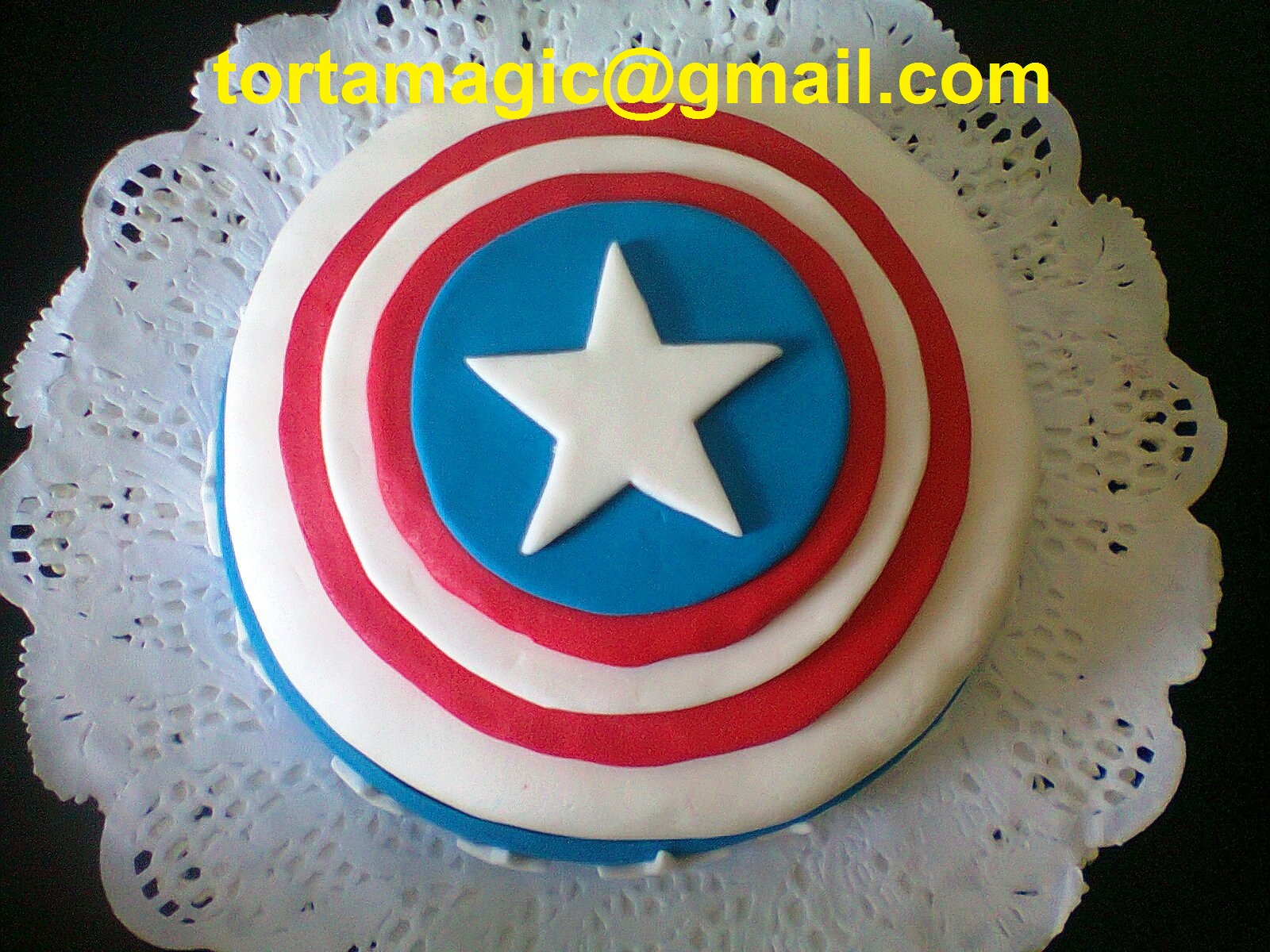 torta Capitán América código 332