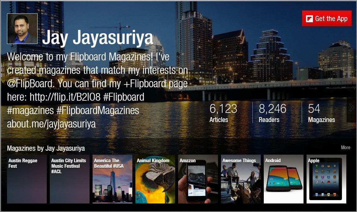  Follow me on Flipboard