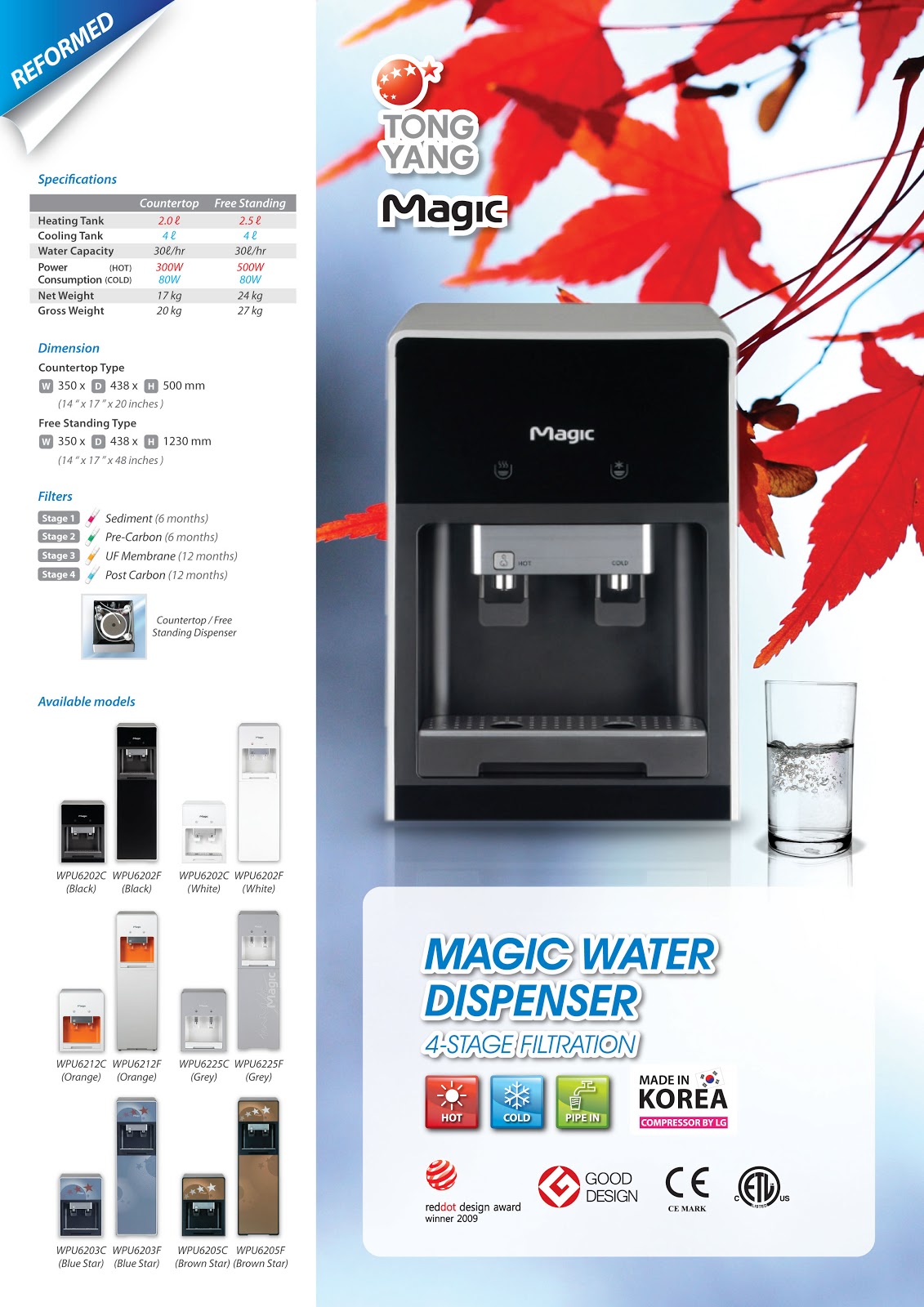 chentaheartykoko magic water dispenser murah!