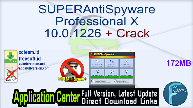 SUPERAntiSpyware Professional X 10.0.1226 + Crack_ ZcTeam.id