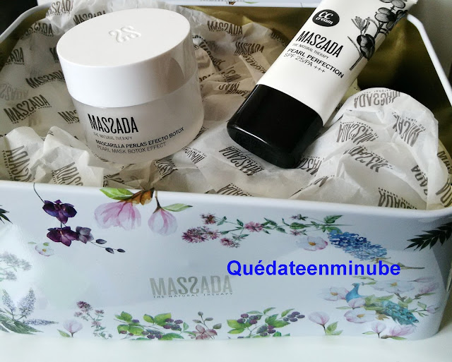 Sorteo de cosmética MASSADA ganado en el Blog de COSMETIK