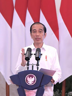 Presiden Jokowi memberi kata sambutan 'Rapat Terbuka Dies Natalis Ke-58 Universitas Brawijaya'