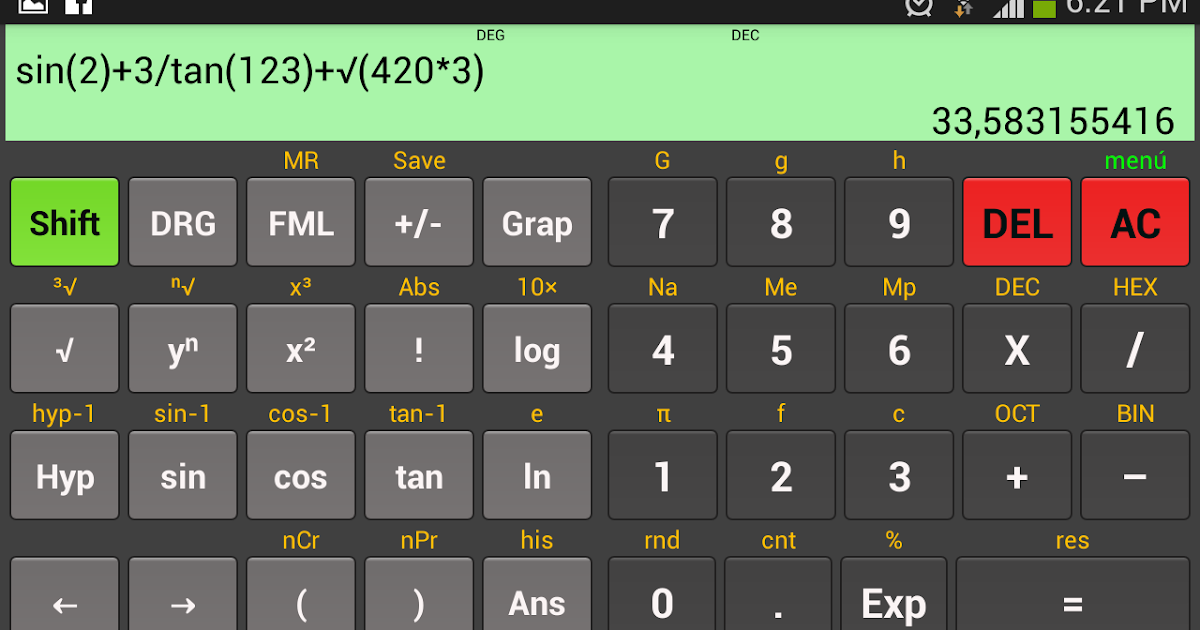 How To Create A Scientific Calculator For Android SAMMYTIPS