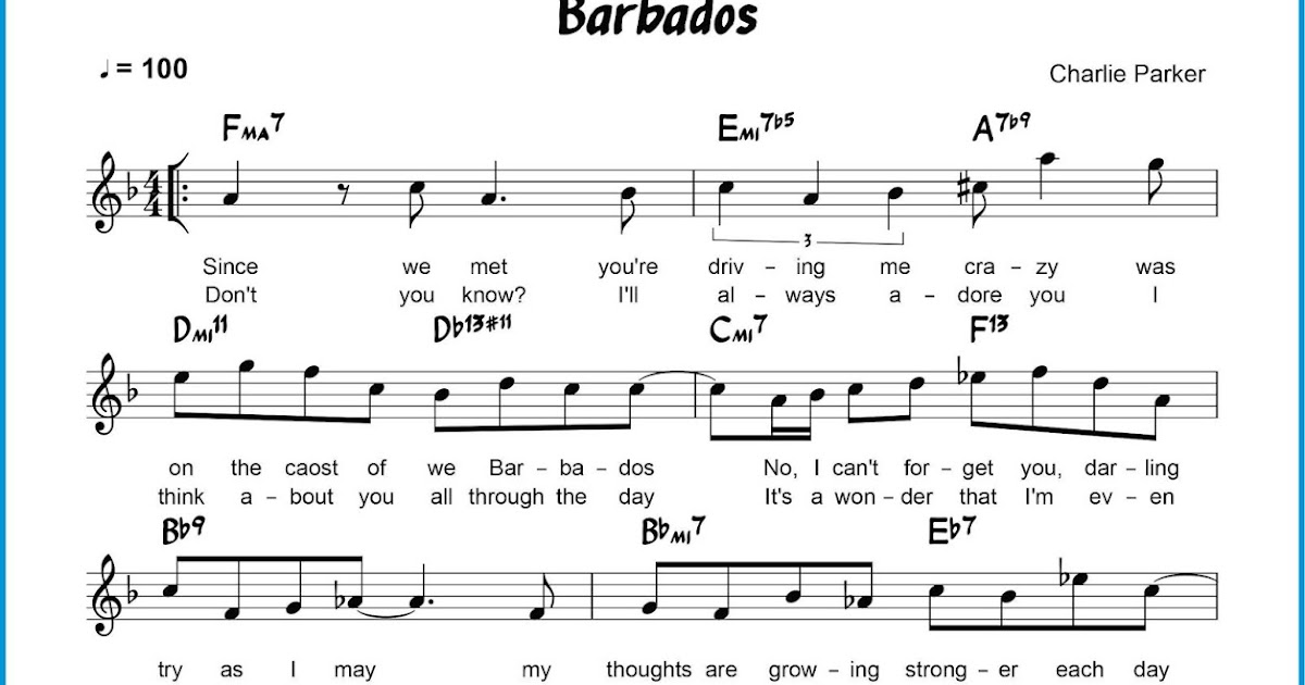 Chord Lagu Barbados SEPUTAR MUSIK