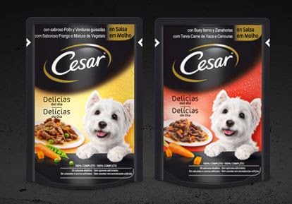 Cesar Comida Húmeda Para Perros - Pollo Y Pavo (7x150g)