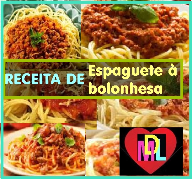 RECEITA DE DOMINGO- Espaguete à bolonhesa