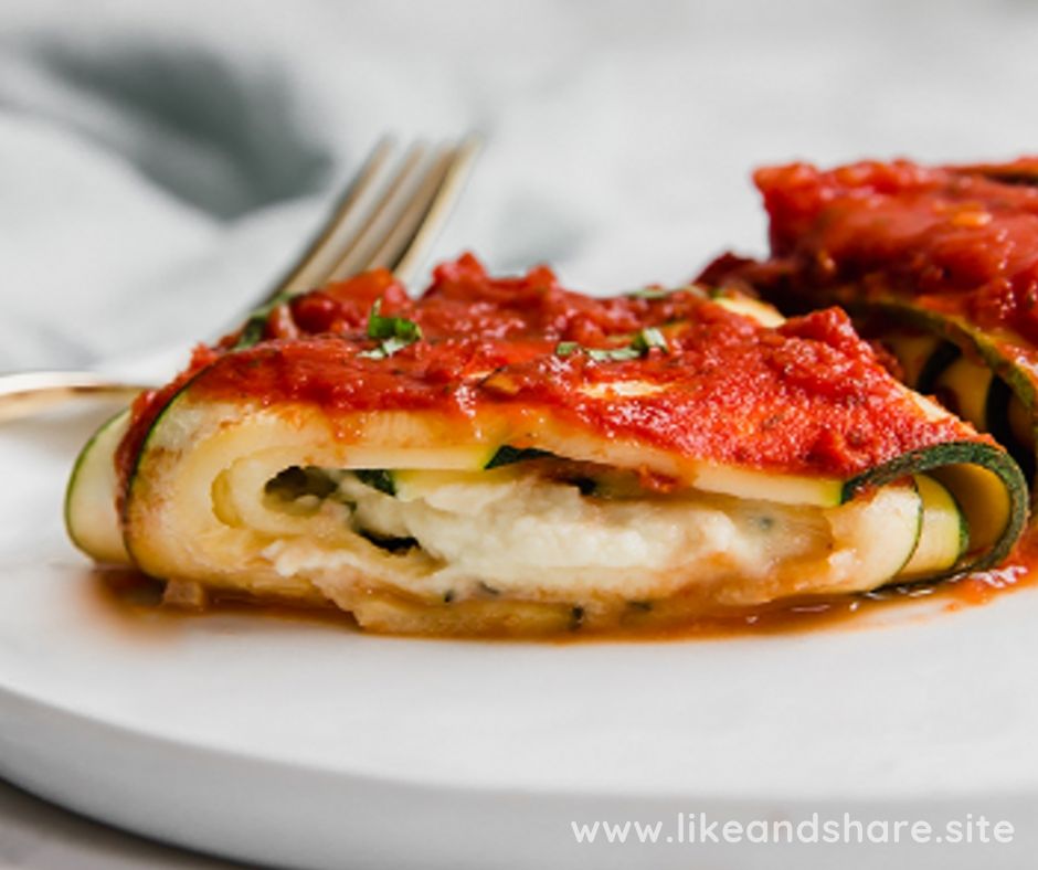 ZUCCHINI RAVIOLI PALEO KETO VEGAN RECIPE Like and Share