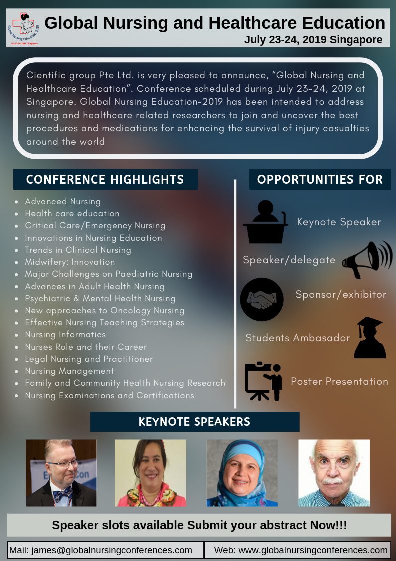 Announcement Global Nursing Education 2019