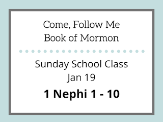 January 19, 2020 Sunday School Book of Mormon Chapters