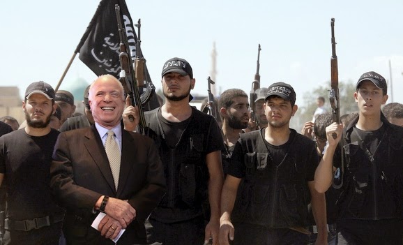 John McCain yukking it up with ISIS