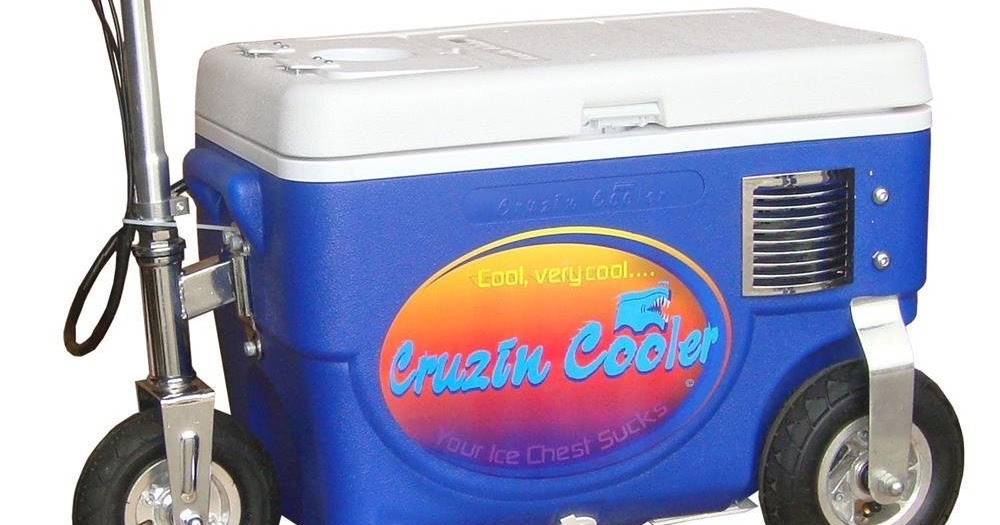 the Cooler 1000W Scooter, Blue