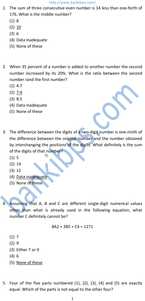 Aptitude Test Questions For Job Interview