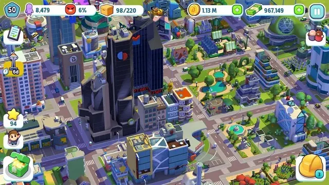 لعبة بناء مدينة