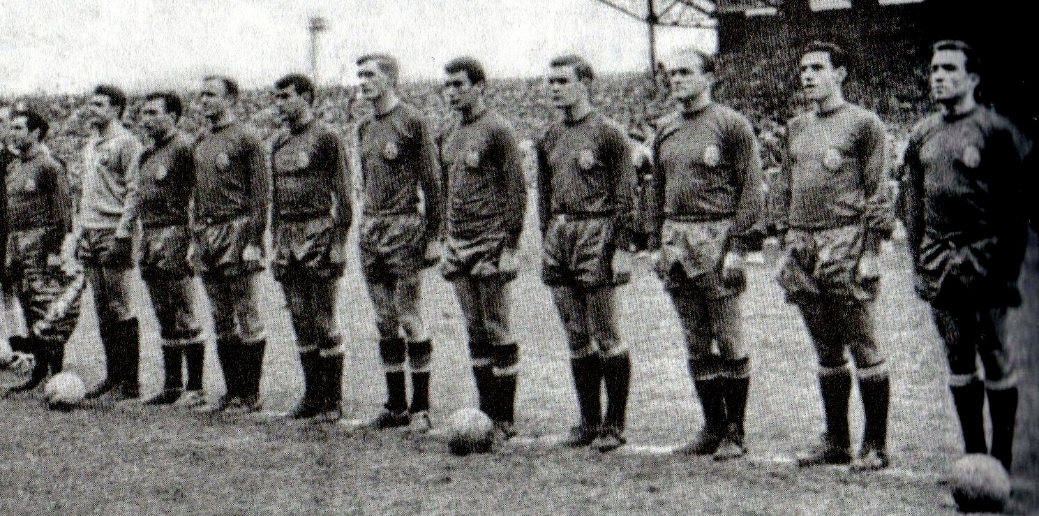 EQUIPOS DE FÚTBOL SELECCIÓN DE ESPAÑA en la temporada 196162