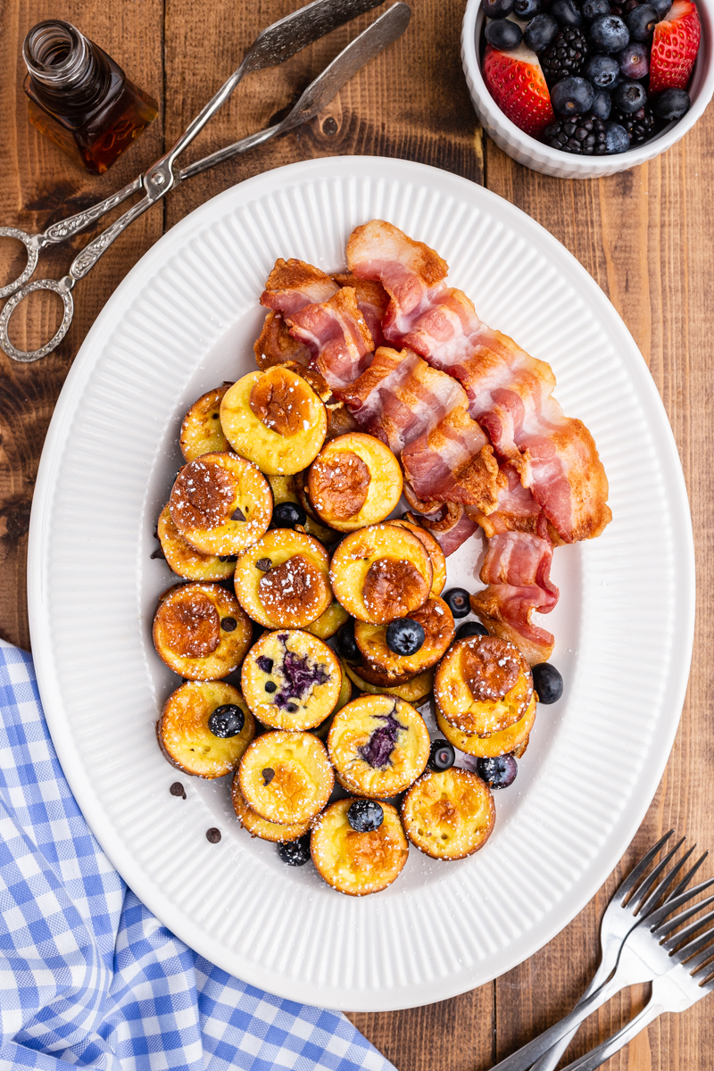 Mini Keto Pancake Bites Bobbi's Kozy Kitchen