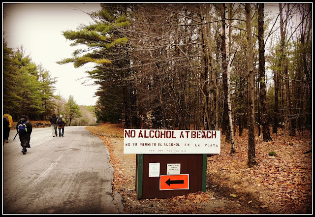 Señalización en el Pawtuckaway State Park (NH) 